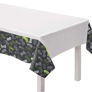 Level Up Playstation Rectangular Paper Table Cover- 1 pc.